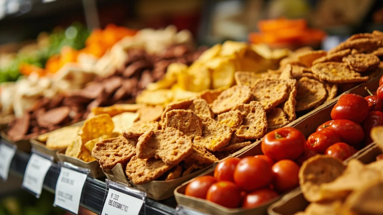 Healthy Snacks Selection scene